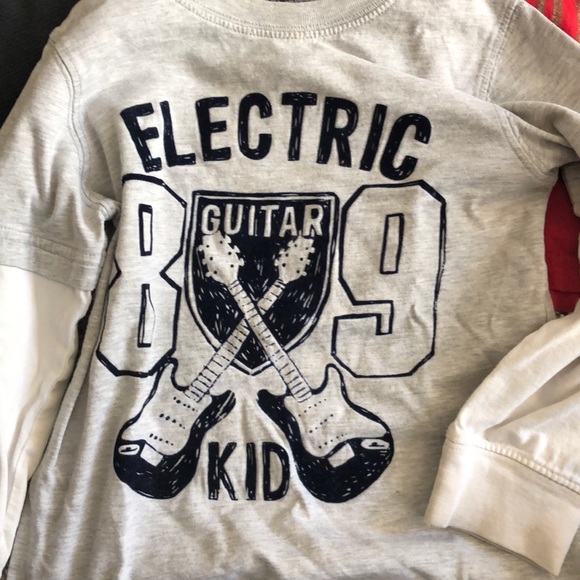 6 3T long sleeve tee/sweater bundle - Picture 6 of 6